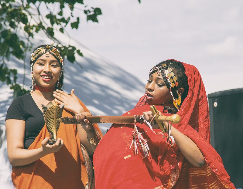 Sudanese dancers