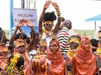 Community members perform a traditional dance during the Tobong'u Lore festival in December 2025.Photo Credit-State House, Kenya (1)