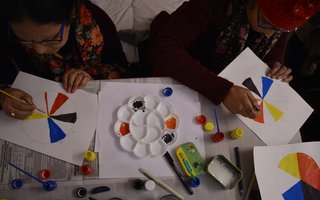 Women artisans from Jagti refugee camp - credit: Ashima Kaul