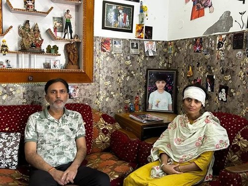 “Vihaan was a very talented boy. This is his room. I had told him to decorate it as he wished. He used to paint so well. For us our world has finished. Nothing matters now,” said Sanjeev Kumar, Vihaan’s father, as he flicked through Vihaan’s drawing books, unable to believe that he had lost his only son to the war that shook Poonch.