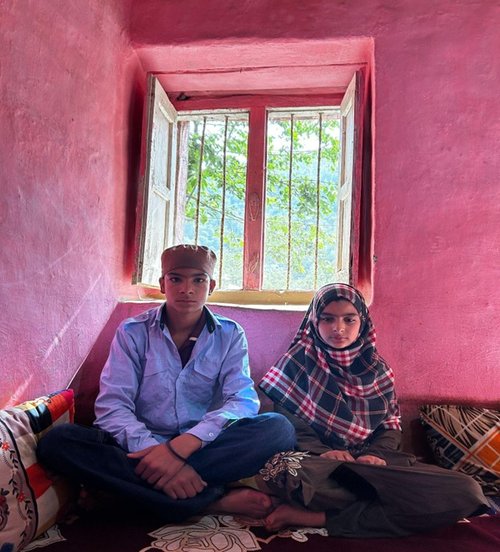 “My mother, siblings and I were in our dhok [mud house] in the upper reaches. We were waiting for our father to join us. But he did not survive. Then in the morning we came down to perform the last rites. We miss him,” says a shocked Waheed, Abrar&#x27;s eldest son, who had just returned from Jamia masjid prayers seeking a place in jannat (heaven) for his father. Sitting next to him, his sister Misba barely spoke a word. “I miss him,” she whispered.